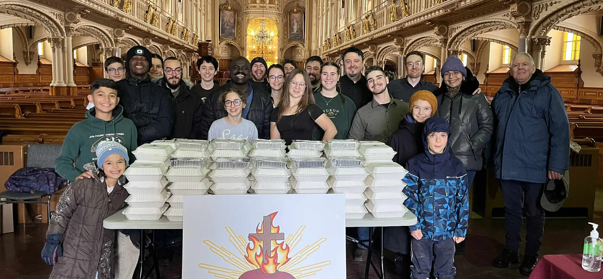 Distribution de repas